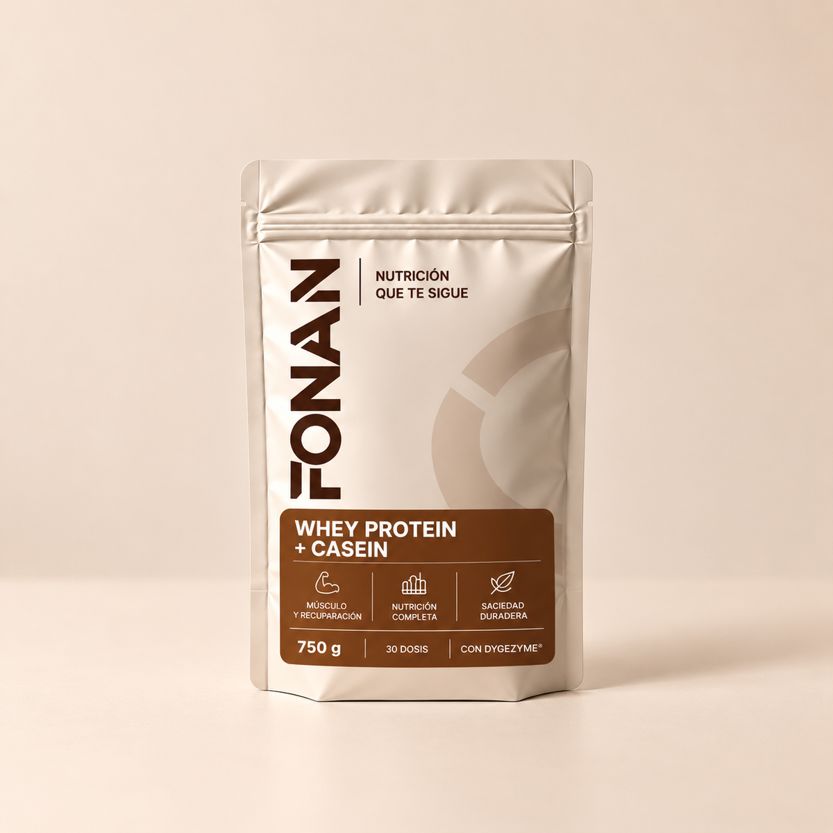 Preparación del batido FONAN Proteína Choco
