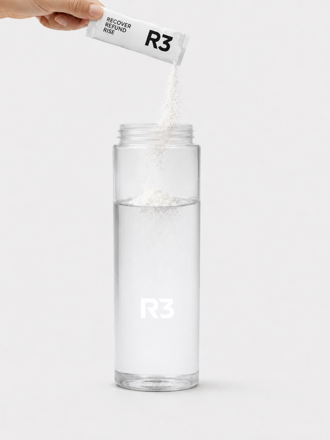 Sobre R3 disolviéndose en agua